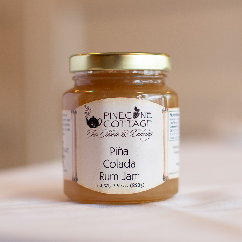 Pina Colada Rum Jam Pinecone Cottage